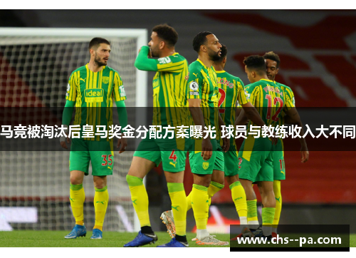 马竞被淘汰后皇马奖金分配方案曝光 球员与教练收入大不同